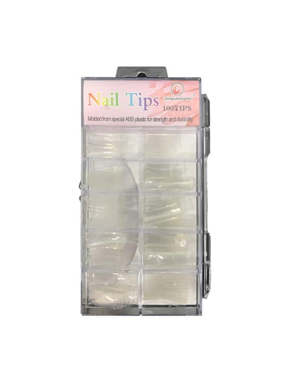 NaturalBeautyLeda-Tips transparentes uñas mordidas 100und