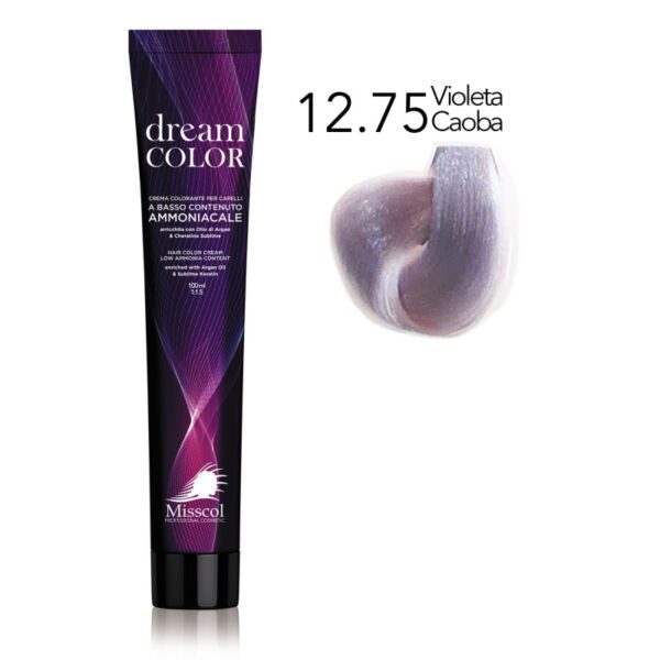 Natural Beauty Leda - Misscol Dream Color 12.75 Violeta Caoba - Tinte Capilar 100 ml
