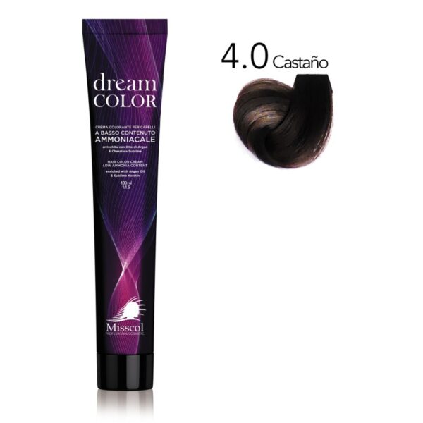 Natural Beauty Leda - Misscol Dream Color Tinte 4.0 Castaño – 100 ml