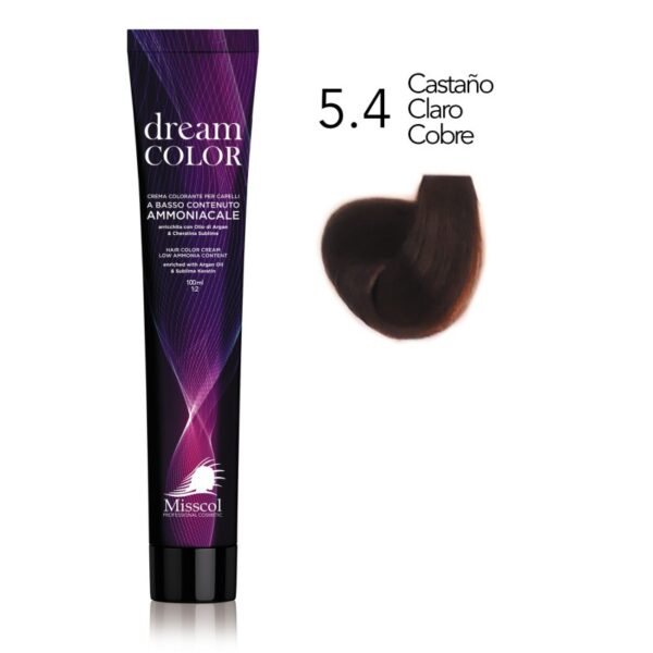Natural Beauty Leda - Misscol Dream Color 5.4 Castaño Claro Cobre - 100 ml