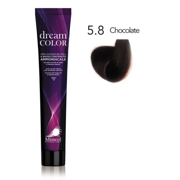 Natural Beauty Leda - Misscol Dream Color Crema Colorante 5.8 Chocolate – 100 ml