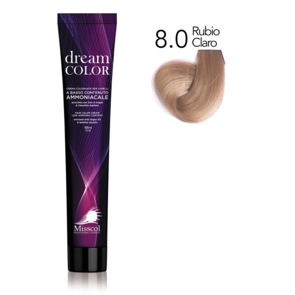 Natural Beauty Leda - Misscol Dream Color Tinte Rubio Claro 8.0 – 100 ml