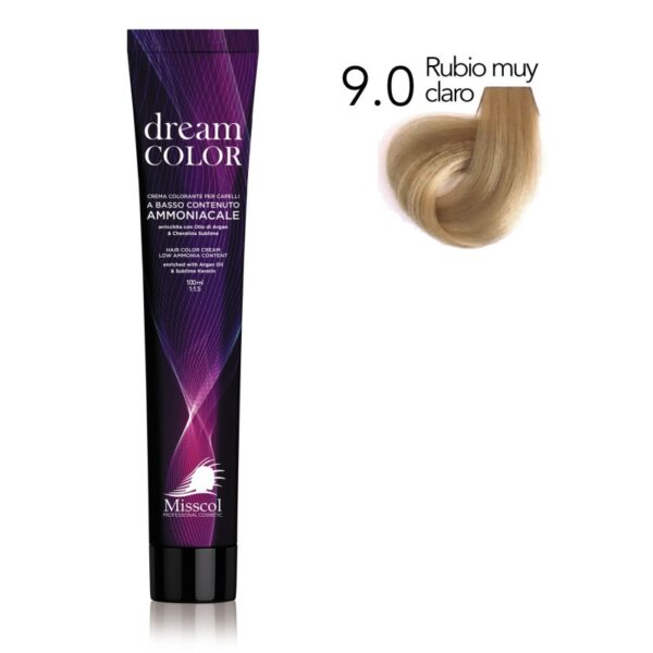Natural Beauty Leda - Misscol Dream Color Tinte Rubio Muy Claro 9.0 – 100 ml