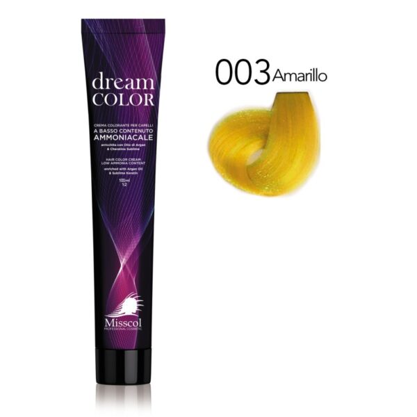 Natural Beauty Leda - Misscol Dream Color Crema Colorante Amarillo 003 – 100 ml