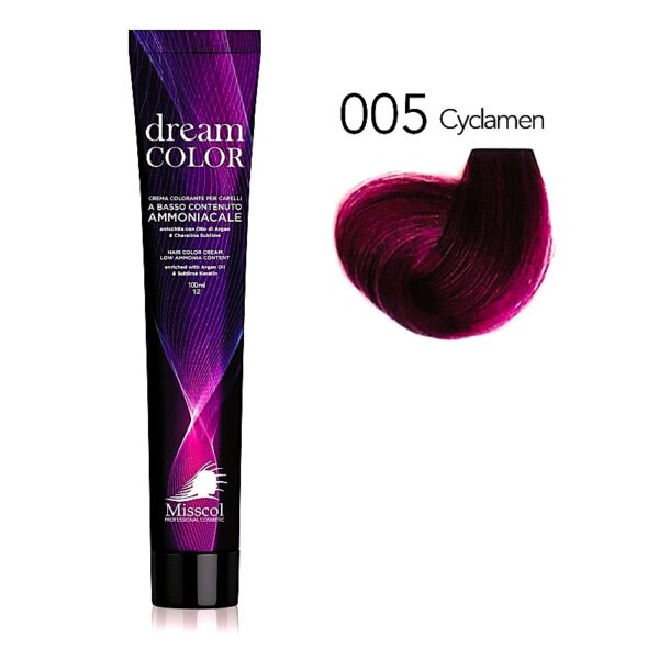 Natural Beauty Leda - Misscol Dream Color Tinte para Cabello 005 Cyclamen – 100 ml