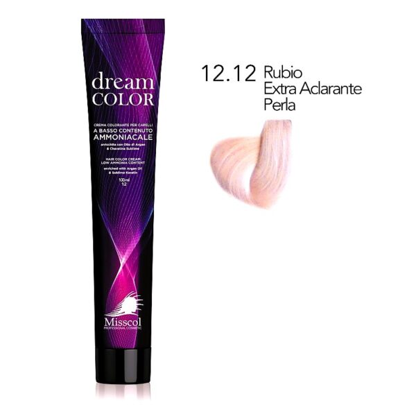 Natural Beauty Leda - Misscol Dream Color 12.12 Rubio Extra Aclarente Perla – 100 ml