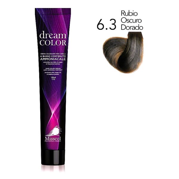 Natural Beauty Leda - Misscol Dream Color 6.3 Rubio Oscuro Dorado – 100 ml