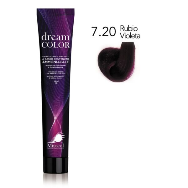 Natural Beauty Leda - Misscol Dream Color 7.20 Rubio Violeta - 100 ml