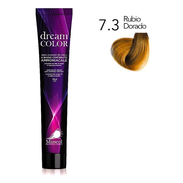 Natural Beauty Leda - Misscol Dream Color Tinte Rubio Dorado 7.3 – 100 ml