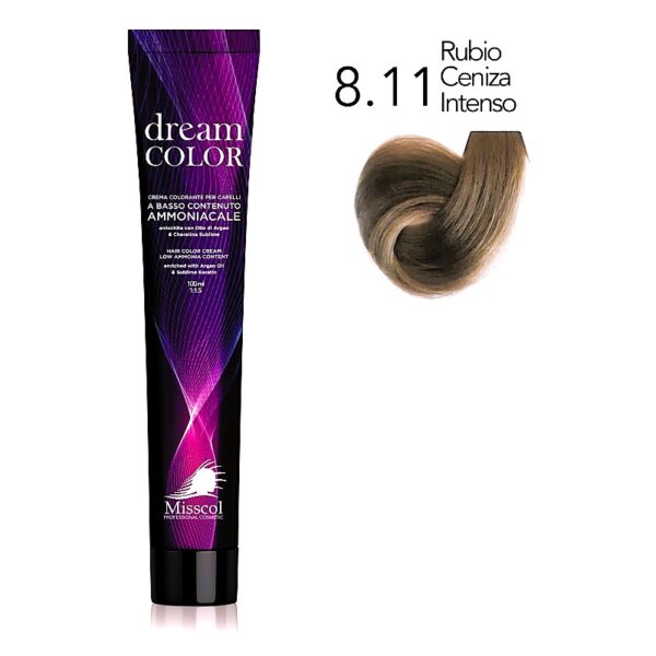 Natural Beauty Leda - Misscol Dream Color 8.11 Rubio Ceniza Intenso - 100 ml