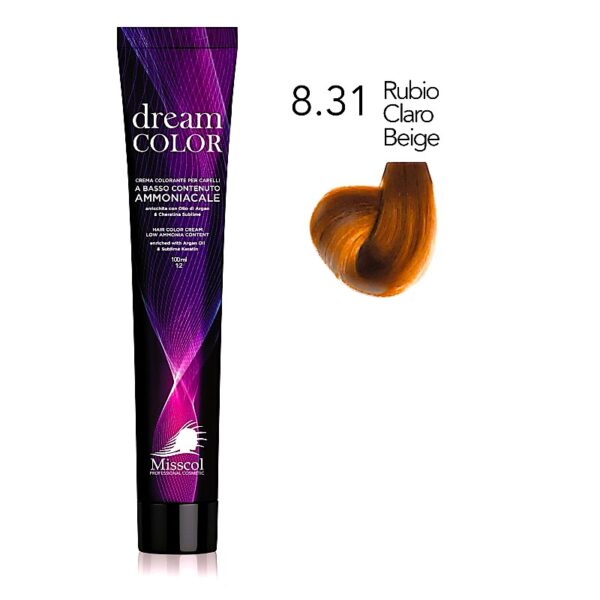 Natural Beauty Leda - Misscol Dream Color 8.31 Rubio Claro Beige – 100 ml