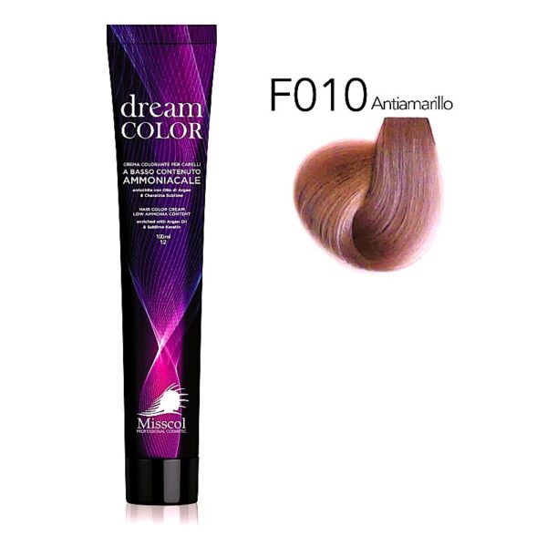 Natural Beauty Leda - Misscol Dream Color Crema Colorante F010 Antiamarillo – 100 ml