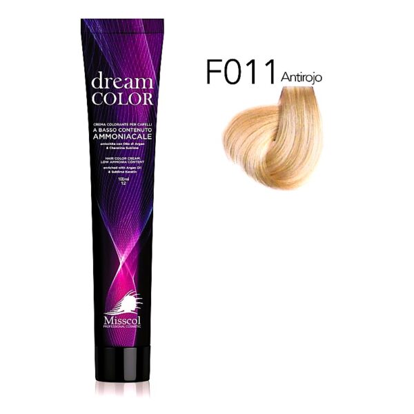Natural Beauty Leda - Misscol Dream Color Crema Colorante F011 Antirojo – 100 ml